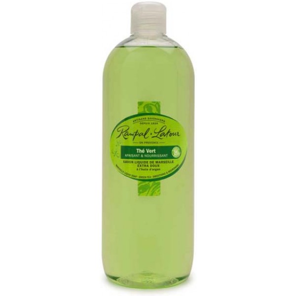 Sapun lichid de Marsilia Ceai Verde si Argan 1 litru