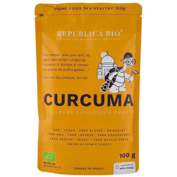 Curcuma pulbere turmericul Republica Bio