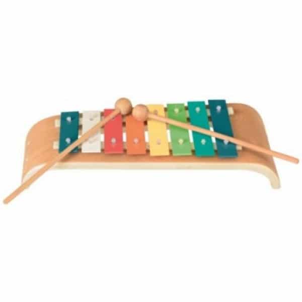 Xilofon colorat si curbat cu 8 note Egmont Toys