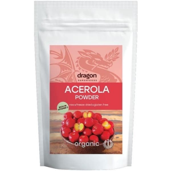 Acerola pulbere eco 75g Dragon Superfoods