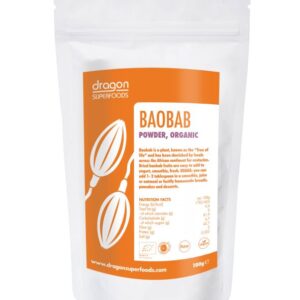 Baobab pulbere eco 100g Dragon Superfoods