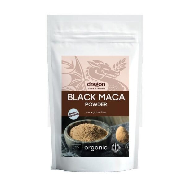 Maca neagra pudra raw eco 100g Dragon Superfoods