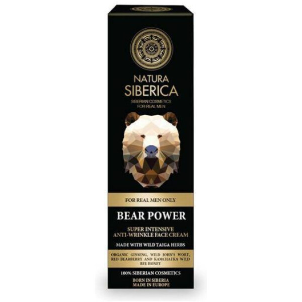 Crema intensiva antirid pentru barbati cu plante siberiene Bear Power Natura Siberica