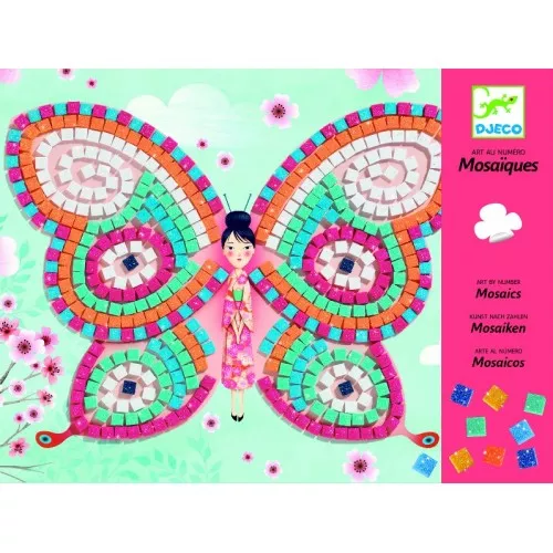 Mozaic joc creativ fluturi Djeco Djeco