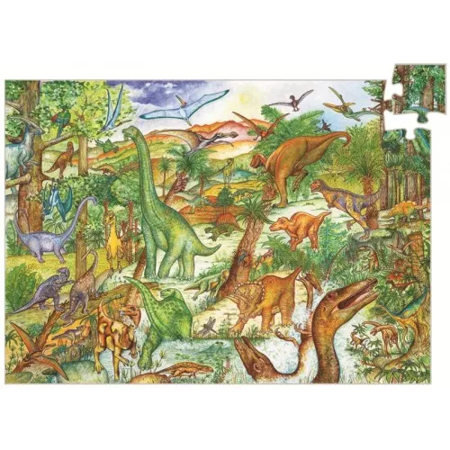 Puzzle observatie cu dinozauri Djeco Djeco