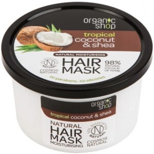 Masca de par hidratanta Coconut & Shea 250 ml Organic Shop