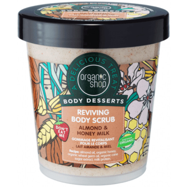 Mousse de corp delicios nutritiv Almond & Honey Body Desserts 450 ml Organic Shop