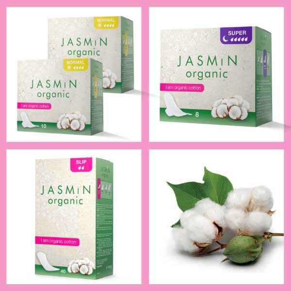 Pachet absorbante din bumbac Jasmin