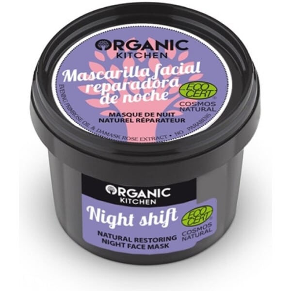 Masca de noapte reparatoare cu primula Night Shift 100 ml Organic Kitchen