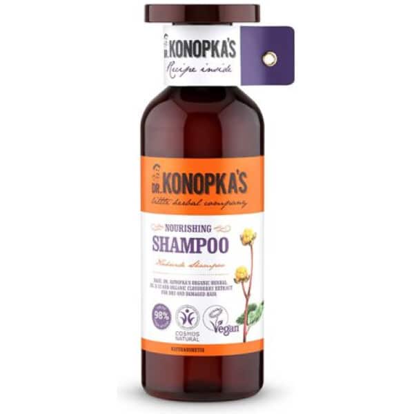 Sampon nutritiv pentru par uscat sau deteriorat 500 ml Dr. Konopka's