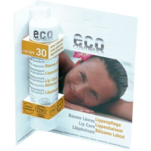 Balsam de buze bio cu protectie solara inalta FPS 30 - Eco Cosmetics