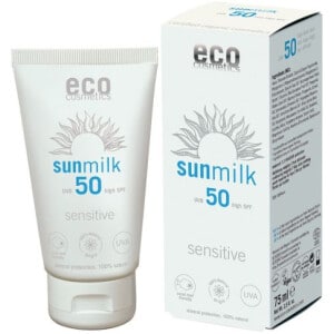 Lapte de plaja bio pentru piele sensibila cu ulei de zmeura FPS 50
